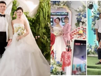 Chú rể ôm mặt khóc nức nở trong đám cưới, cô dâu liên tục vỗ vai an ủi: Xúc động lý do