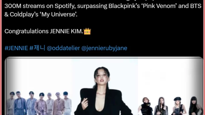 Jennie phá vỡ mọi giới hạn, lập kỷ lục "khủng" chưa từng có trong lịch sử Kpop!