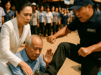 Nữ tỷ phú cứu ông lão bị bảo vệ đá thẳng vào người, 10 phút sau anh ta run rẩy khi nhận cuộc gọi ….