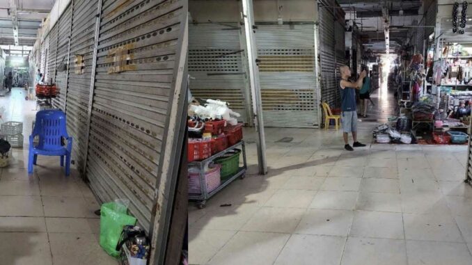 Nhiều chợ lớn vắng khách, tiểu thương đóng cửa vì sợ kiểm tra hàng hóa Nhiều chợ lớn vắng khách, tiểu thương đóng cửa vì sợ kiểm tra hàng hóa
