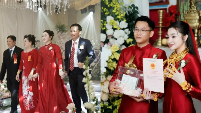 Mẹ cô dâu gây bão: U40 mà bị nhầm là bạn cô dâu, "chị xui" đứng cạnh cũng lép vế Mẹ cô dâu gây bão: U40 mà bị nhầm là bạn cô dâu, "chị xui" đứng cạnh cũng lép vế