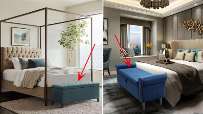 4 công dụng của chiếc ghế đặt ở cuối giường khách sạn 4 công dụng của chiếc ghế đặt ở cuối giường khách sạn