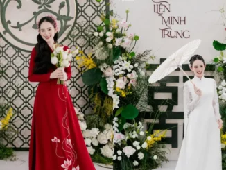 Cận visual nét căng của “Kim Tae Hee Việt Nam” trong lễ ăn hỏi với thiếu gia, 1 chi tiết đậm chất hào môn gây chú ý
