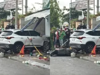 Ô tô ôm vòng xoay lao vào nhà dân, tông cụ bà t.ử von.g