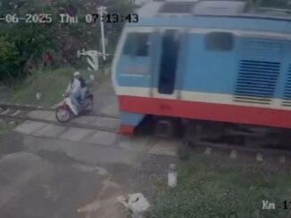 Đau đớn khoảnh khắc cuối cùng 2 vợ chồng bị tàu tông tử vong