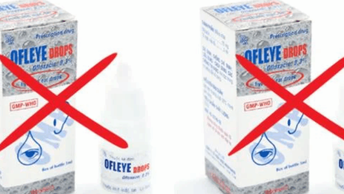 NÓNG: Bộ Y tế thu hồi toàn quốc lô thuốc nhỏ mắt, tai Ofleye Drops do vi phạm mức độ 3