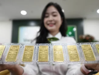 Giá vàng đồng loạt giảm mạnh