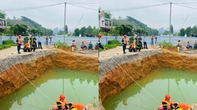 Khả năng có hệ thống sông ngầm hình thành dưới hố tử thần ở Bắc Kạn Khả năng có hệ thống sông ngầm hình thành dưới hố tử thần ở Bắc Kạn