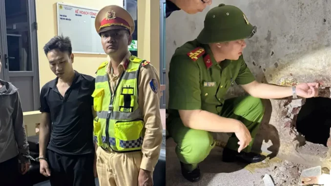 Dụng cụ khoét tường khó tin để trốn trại giam ở Hà Nội của 2 phạm nhân Dụng cụ khoét tường khó tin để trốn trại giam ở Hà Nội của 2 phạm nhân