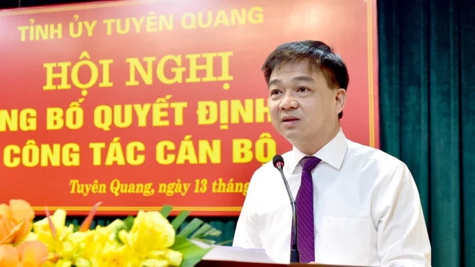 Tuyên Quang có tân Trưởng ban Tổ chức Tỉnh ủy Tuyên Quang có tân Trưởng ban Tổ chức Tỉnh ủy