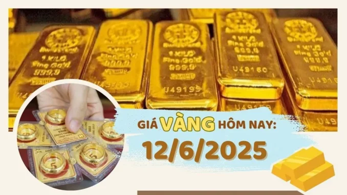 Cập nhật giá vàng sáng 12.6: Trong nước bật tăng, thế giới giằng co Cập nhật giá vàng sáng 12.6: Trong nước bật tăng, thế giới giằng co