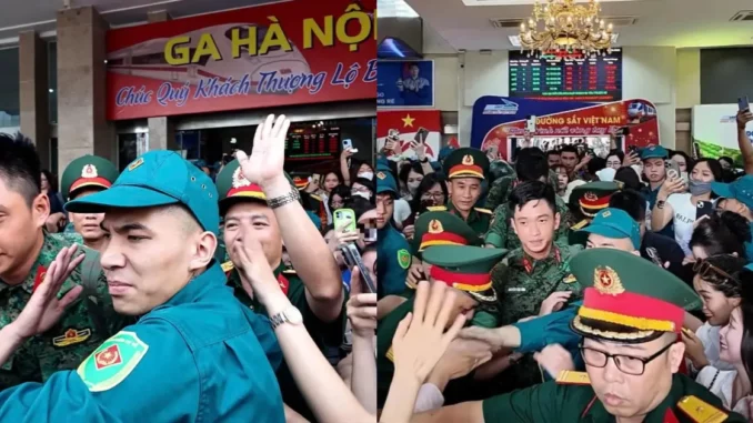 Thượng uý Lê Hoàng Hiệp bị “vây” như sao: Cuồng thần tượng lệch chuẩn? Thượng uý Lê Hoàng Hiệp bị “vây” như sao: Cuồng thần tượng lệch chuẩn?