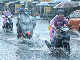 Những nơi nào có mưa rất to hôm nay do ảnh hưởng của áp thấp nhiệt đới?