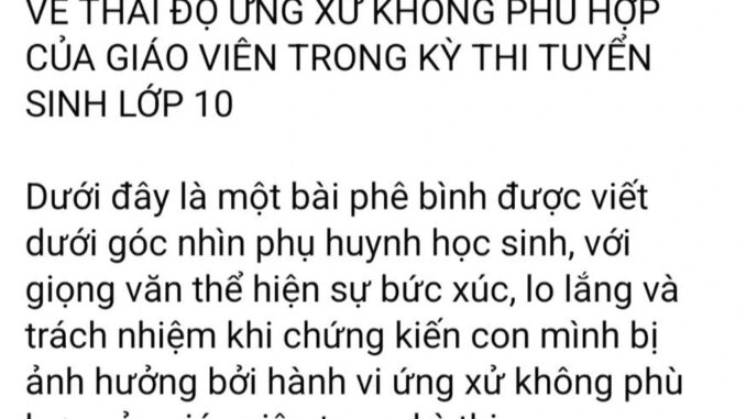 Đì:nh ch:ỉ giáo viên phát ngôn “học chi cho lắm rồi cũng đi làm thuê, công nhân”