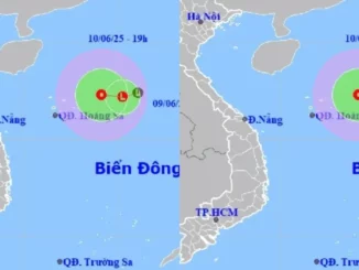 Áp thấp nhiệt đới khả năng sắp hình thành trên Biển Đông