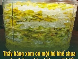 Thấy hàng xóm có một hũ khế chua ngâm đường phèn, hỏi ra mới biết nó nhiều công dụng vậy