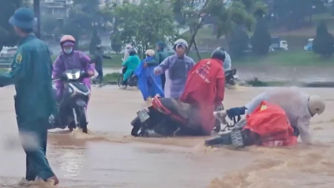Đà Lạt ngập sau mưa lớn Đà Lạt ngập sau mưa lớn