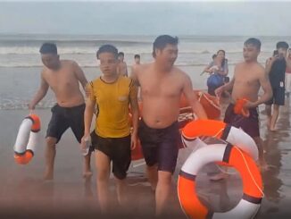 Chân dung vị trưởng công an xã ở Hà Tĩnh quên mình lao xuống biển c;ứu cậu bé bị nước cuốn trôi