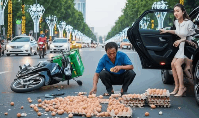 Người giao trứng nghèo bị ngã giữa đường nhưng không ai giúp đỡ, bất ngờ một cô gái đi xe sang vội vàng bước xuống rồi quỳ sụp xuống trước mặt ông… Người giao trứng nghèo bị ngã giữa đường nhưng không ai giúp đỡ, bất ngờ một cô gái đi xe sang vội vàng bước xuống rồi quỳ sụp xuống trước mặt ông…