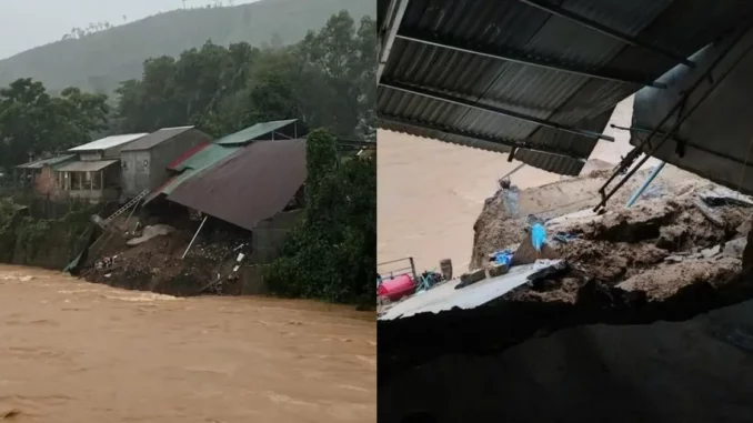 Quảng Trị: Bờ kè, ô tô bị cuốn trôi, sơ tán khẩn cấp người dân Quảng Trị: Bờ kè, ô tô bị cuốn trôi, sơ tán khẩn cấp người dân