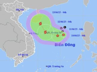 Áp thấp nhiệt đới trên Biển Đông có khả năng mạnh lên thành bão