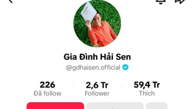 Chủ kênh TikTok ‘Gia đình Hải Sen’ có hàng triệu người theo dõi bị bắt Chủ kênh TikTok ‘Gia đình Hải Sen’ có hàng triệu người theo dõi bị bắt